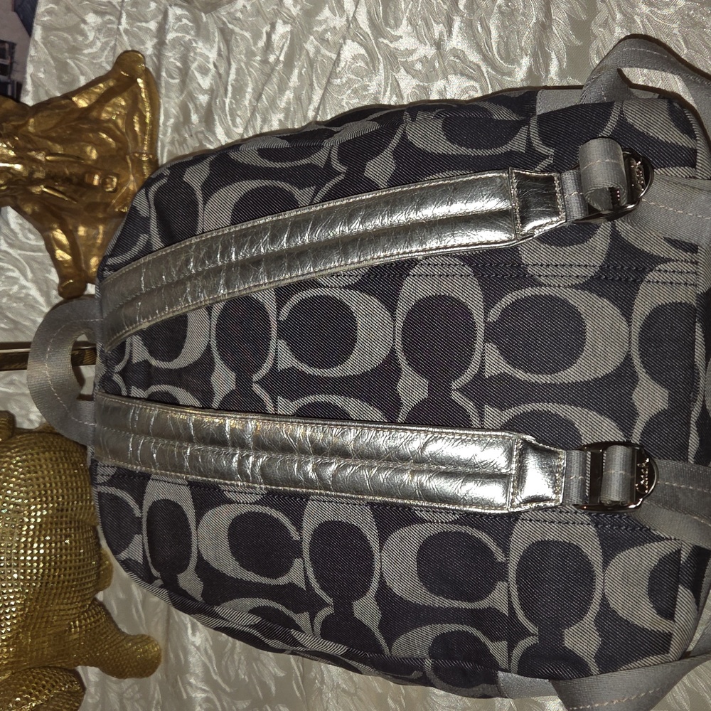 Coach 1941 Denim Backpack - Picture 6 of 9